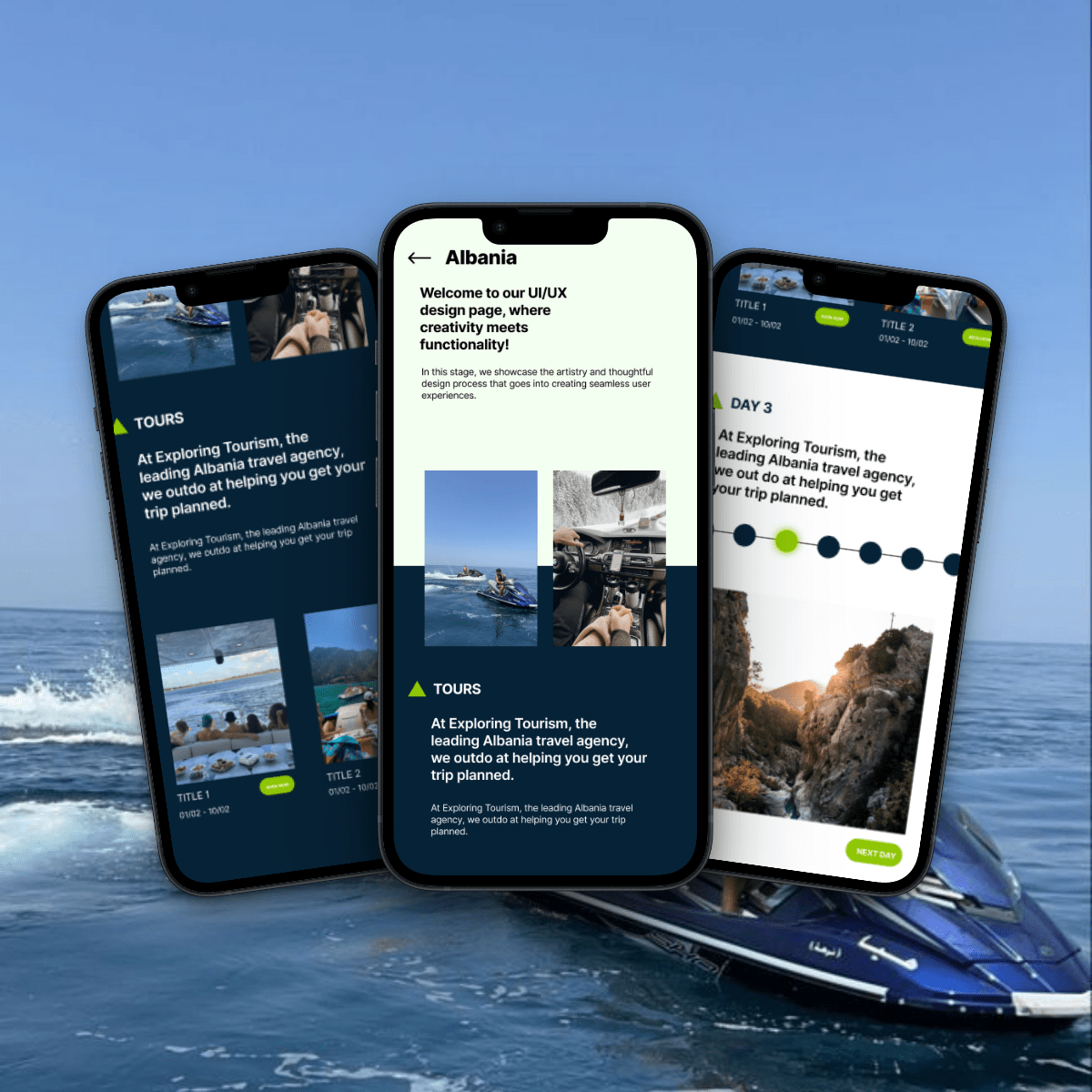Travelling and exploring APP